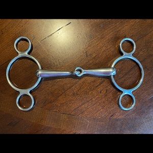 Stainless Steel 2-Ring Elevator Gag Bit - Size 5 1/2”